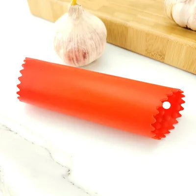 Garlic Peeler Skin Remover Roller Keeper,Easy Quick to Peeled Garlic Cloves with Silicone Tube Roller Garlic Peeling